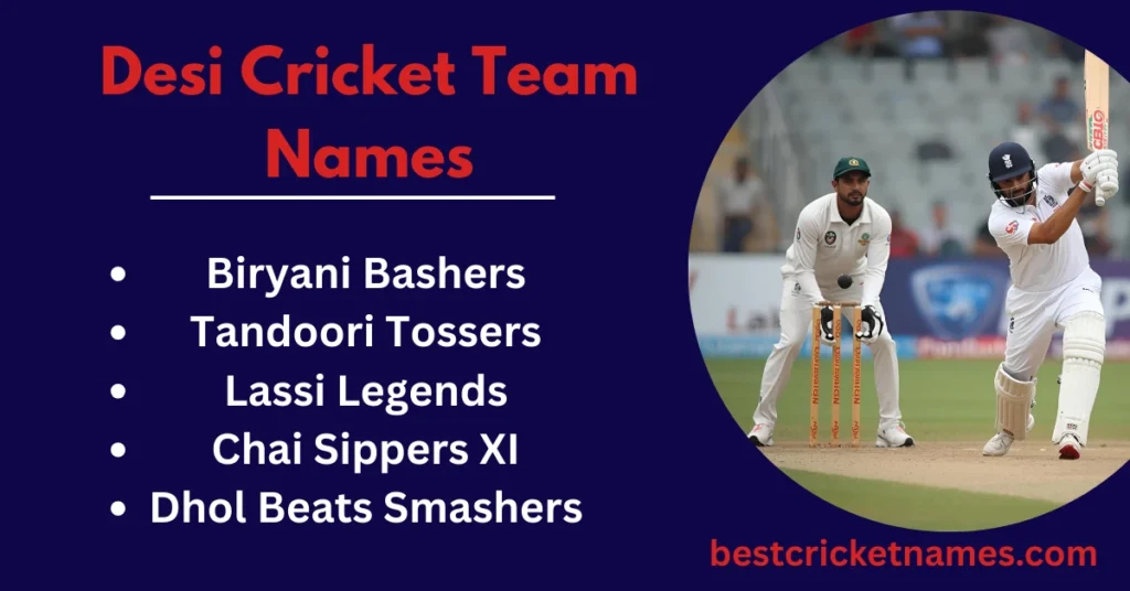 Funny desi cricket team names