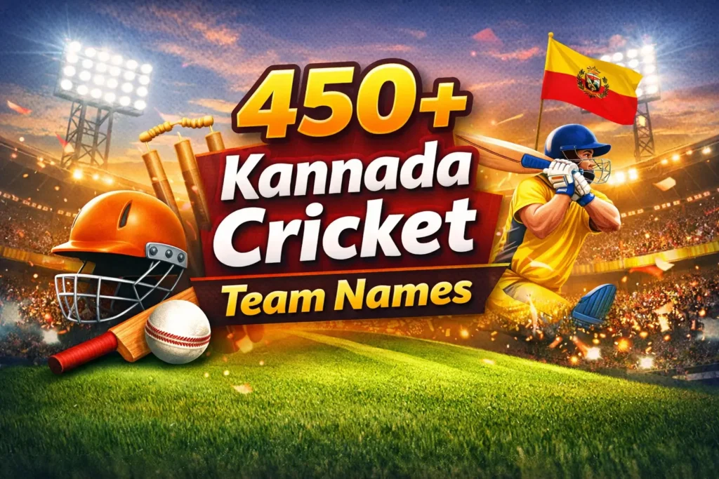 Kannada Cricket Team Names funny and powerfull names