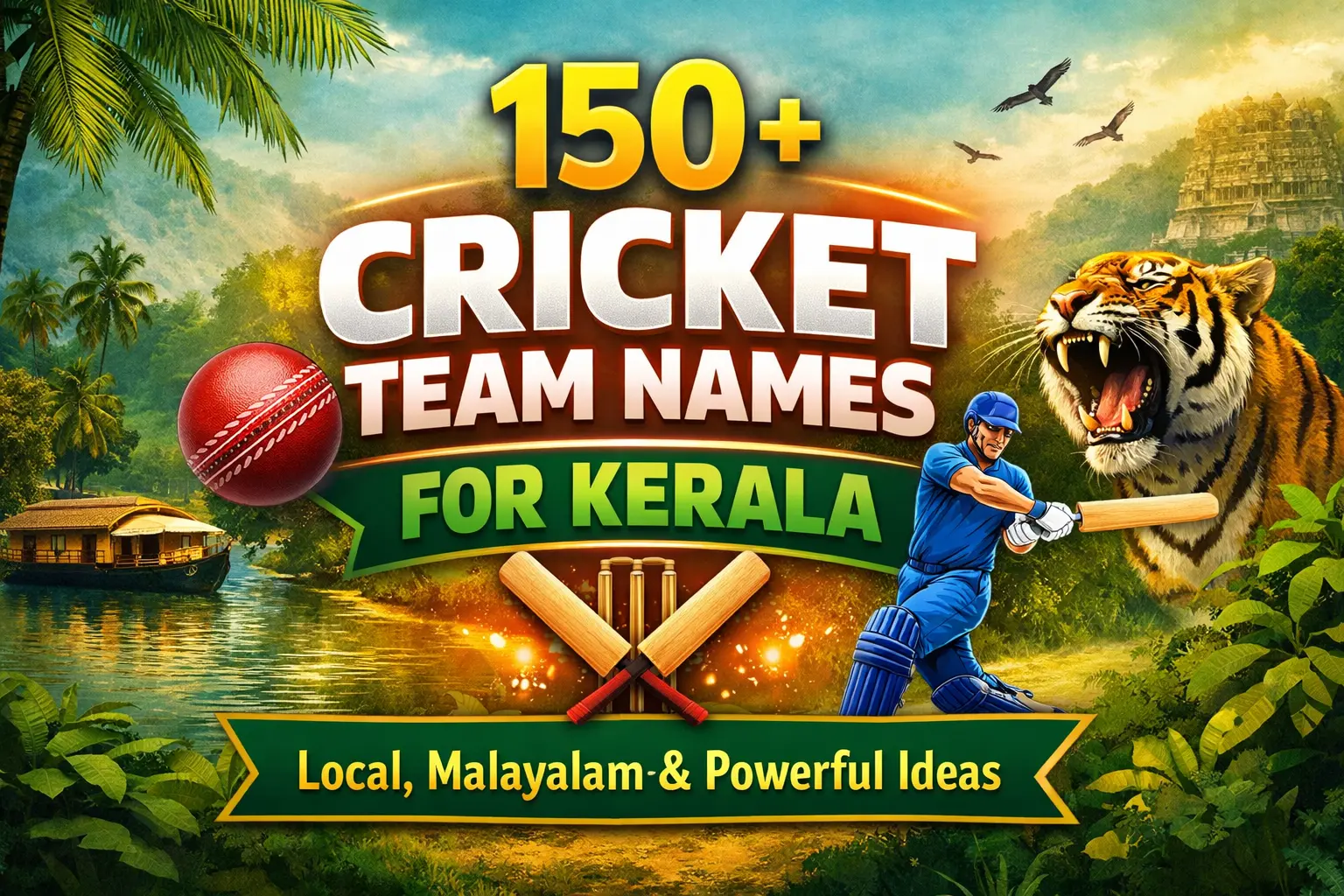funny and cool 150+ Cricket Team Names for Kerala