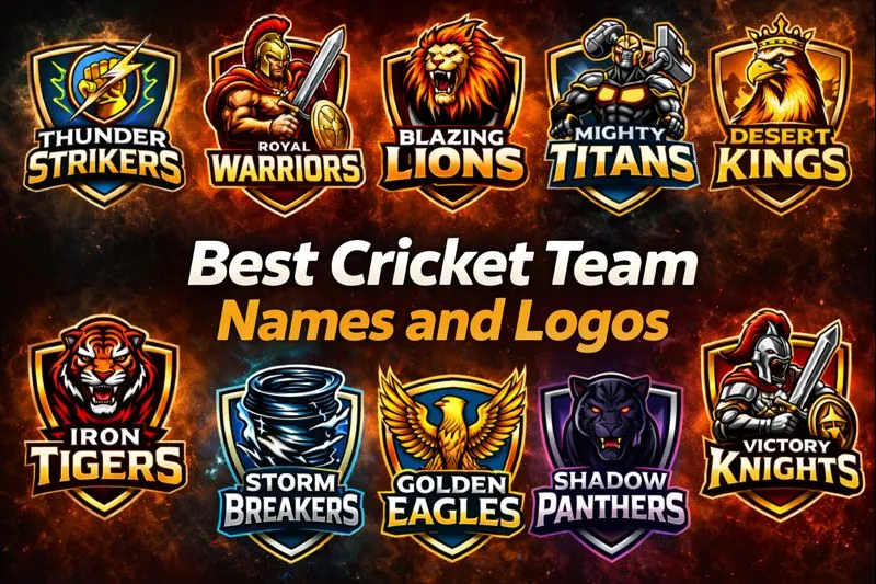 Cricket Team Names and Logos ideas
