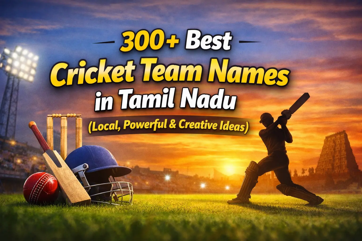 funny and powerful Cricket team names in Tamil Nadu