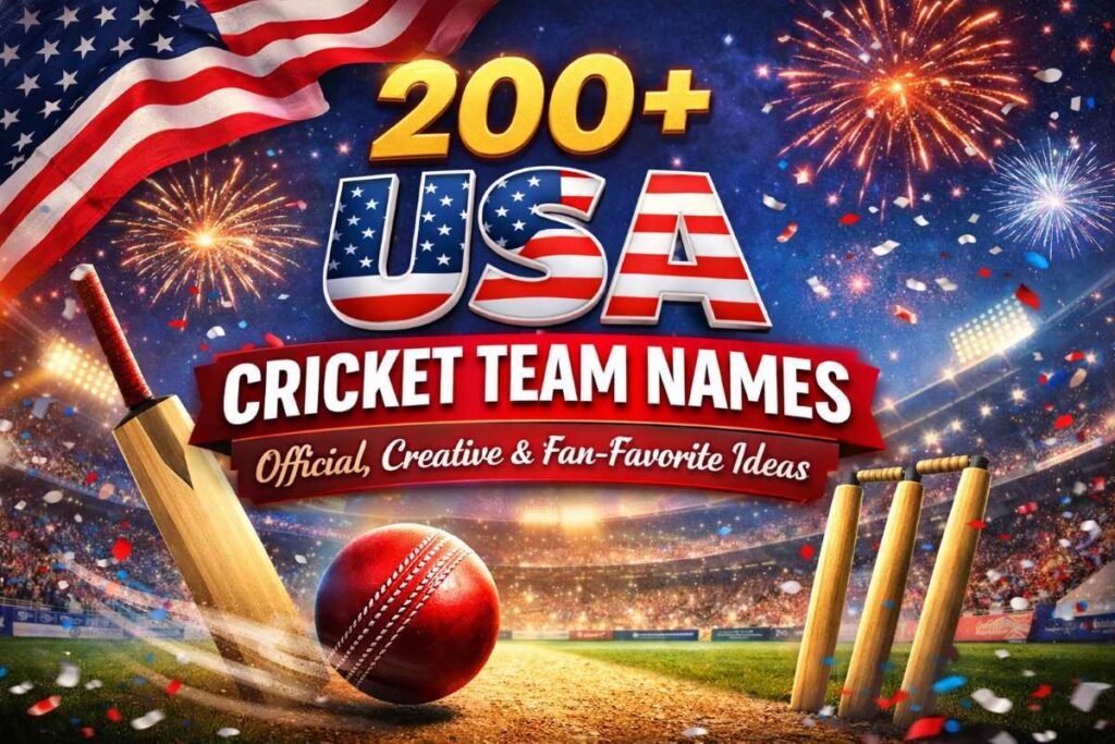 best USA Cricket Team Names | Official, Creative & Fan-Favorite Ideas