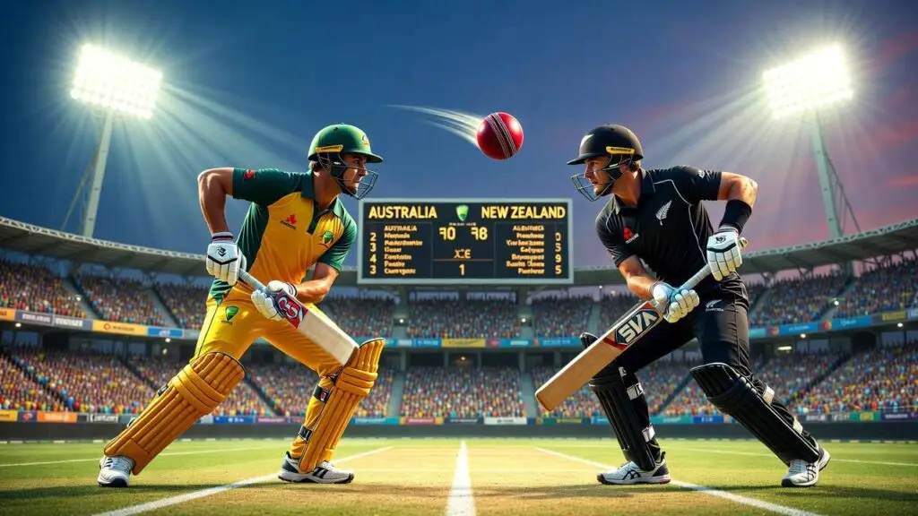 Australian Men’s Cricket Team vs New Zealand National Cricket Team Timeline