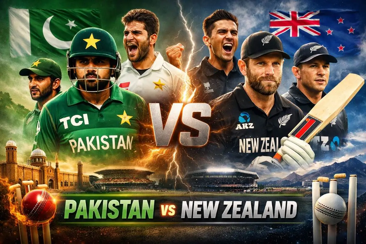 Pakistan National Cricket Team vs New Zealand National Cricket Team Timeline