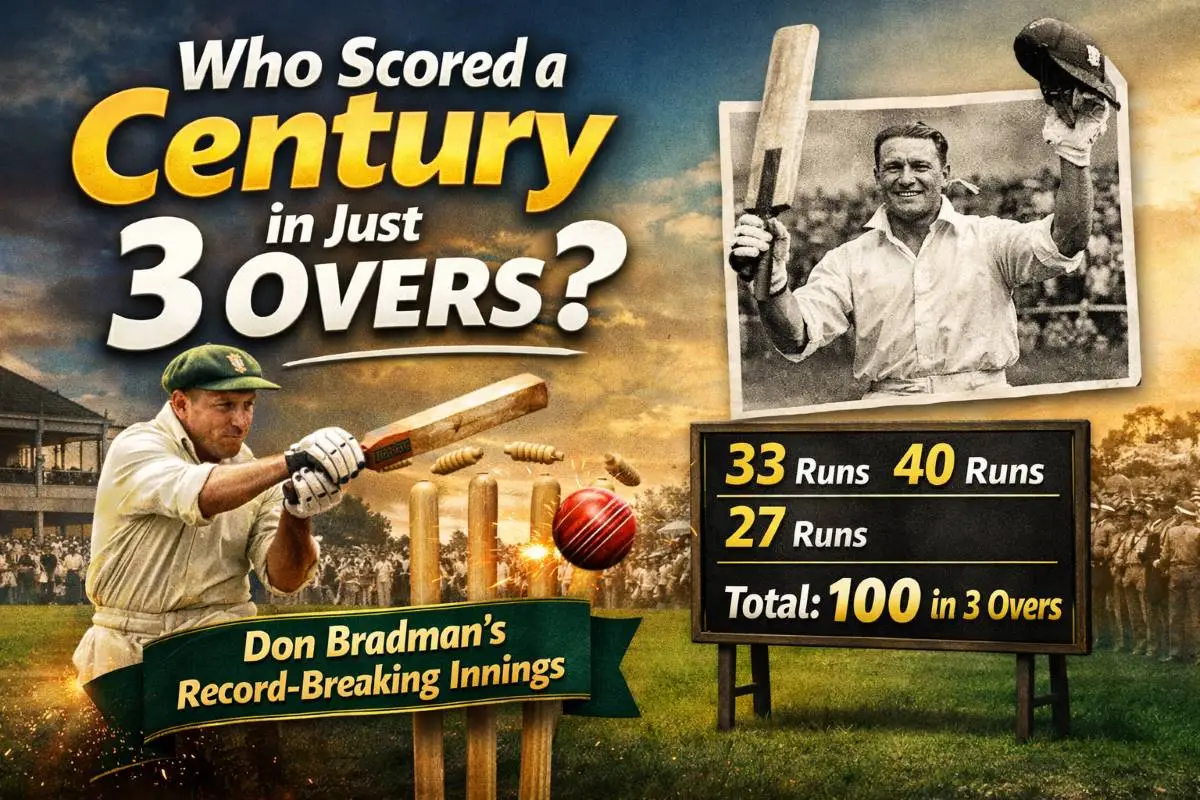 Who Scored a Century in Just 3 Overs? The Truth Behind Don Bradman’s Legendary Record