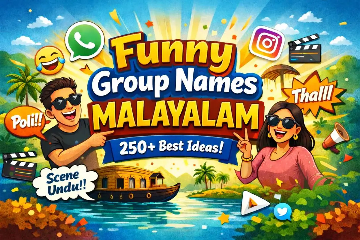 Funny Group Names Malayalam (2026) – 250+ Best, Mass & Creative Ideas