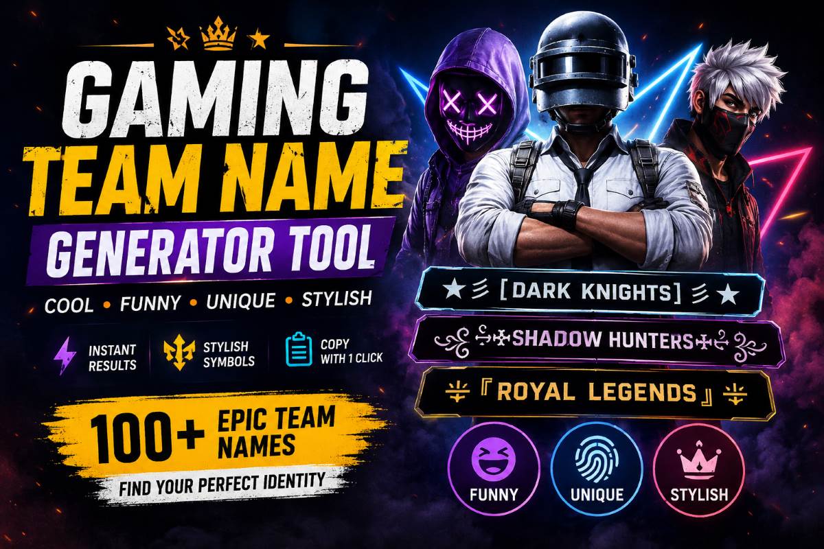 500+ Gaming Team Names- Cool, Funny & Unique Squad Names for Gamers