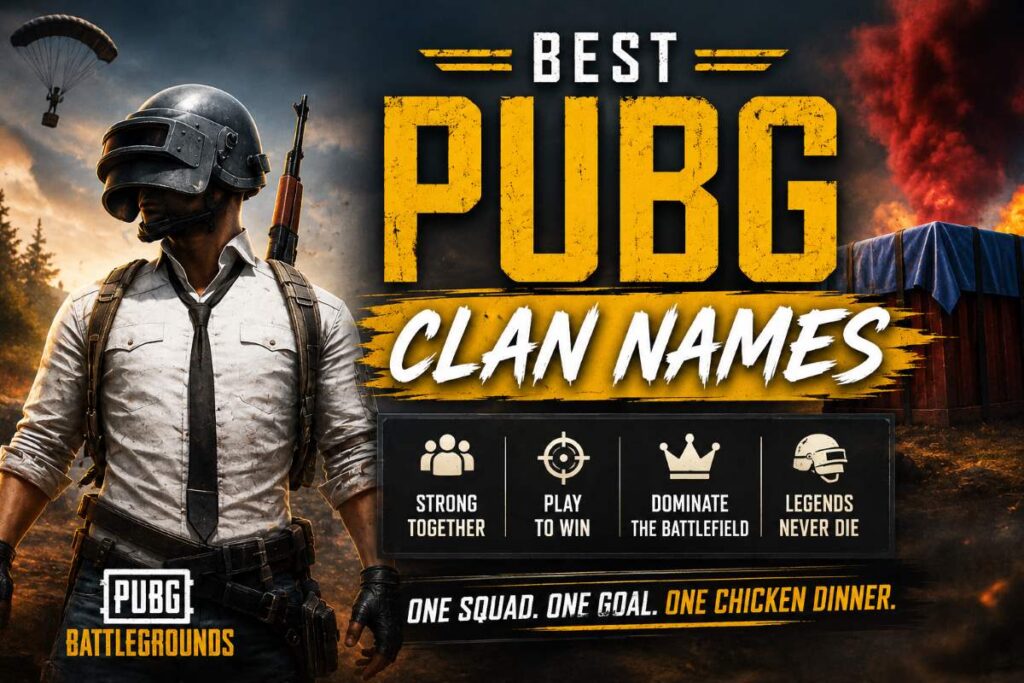 PUBG / BGMI Clan Names