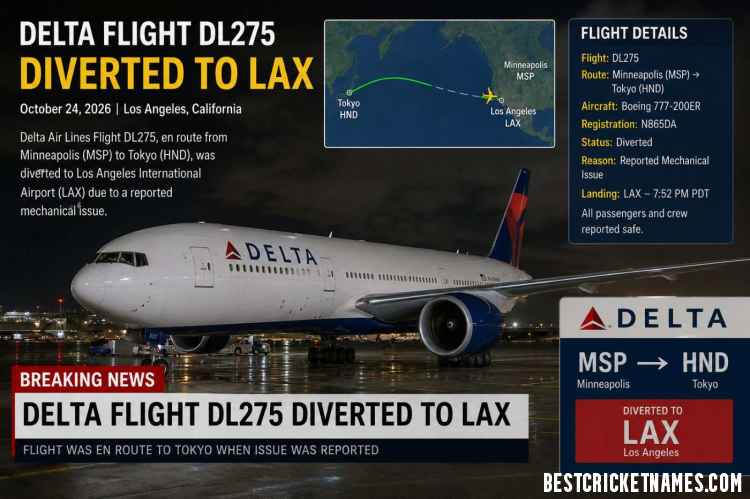 Delta Flight DL275 Diverted LAX
