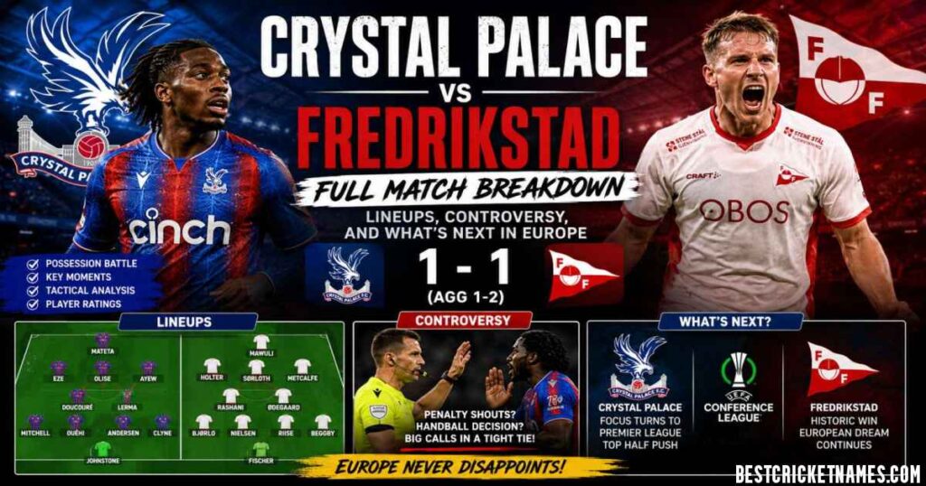 Crystal Palace vs Fredrikstad: Full Match Breakdown, Lineups