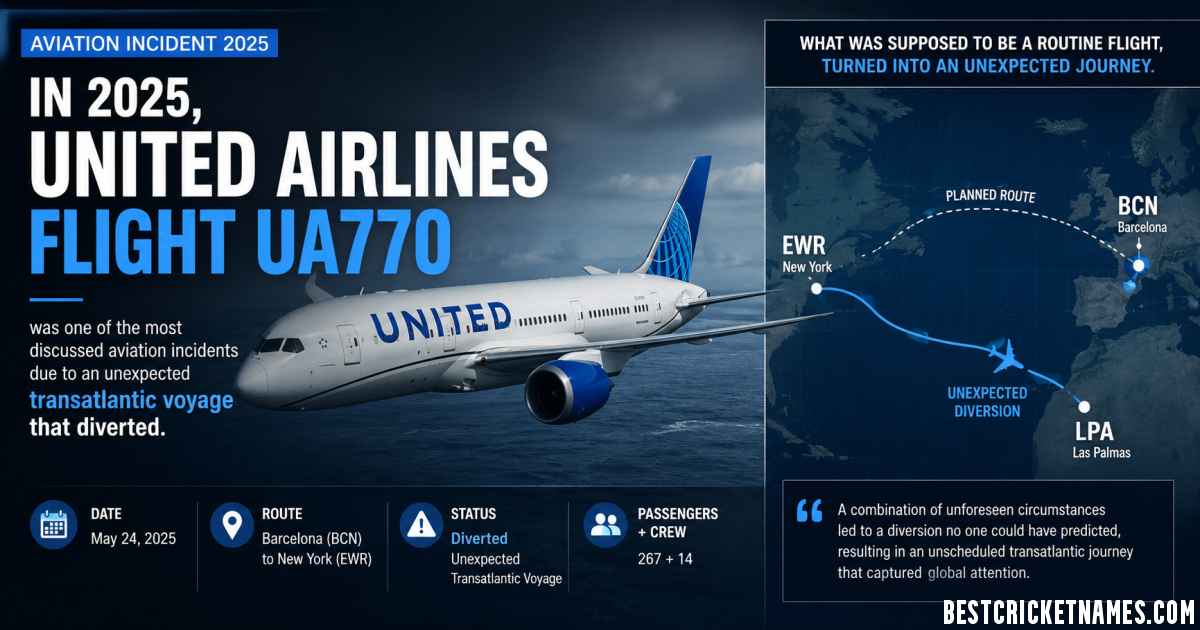 United Airlines Flight UA770 Emergency Diversion