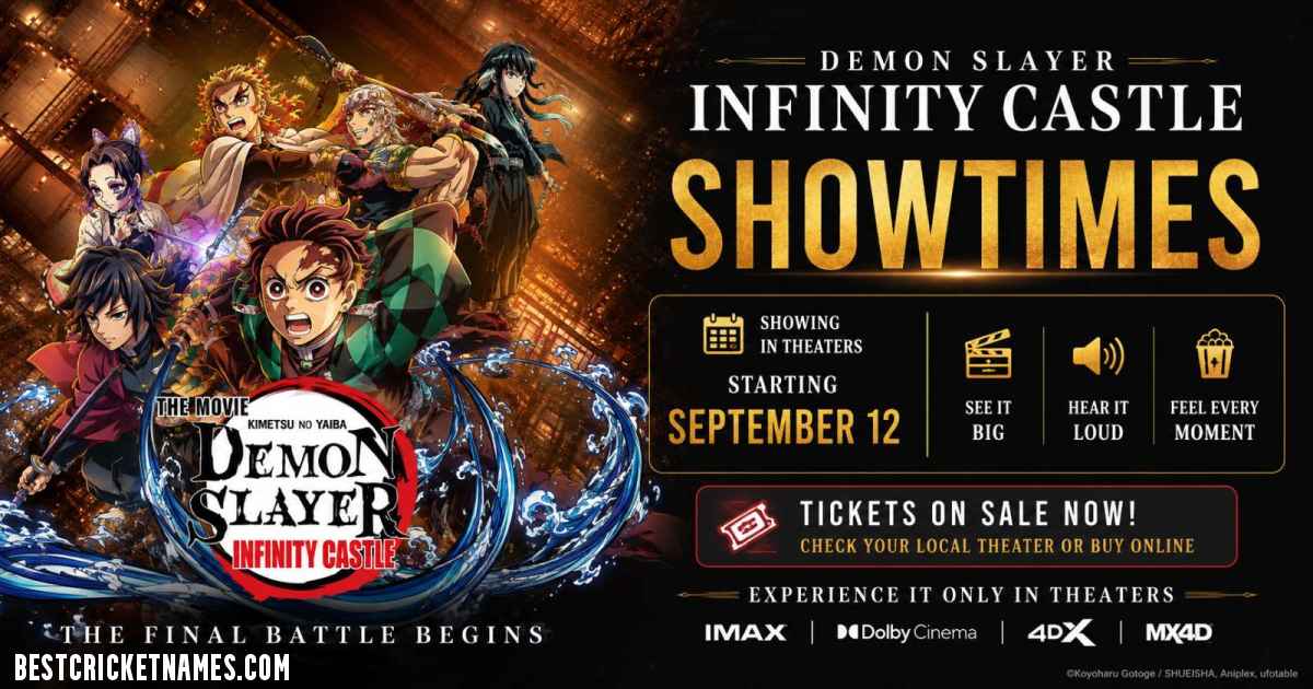 Demon Slayer: Infinity Castle Showtimes