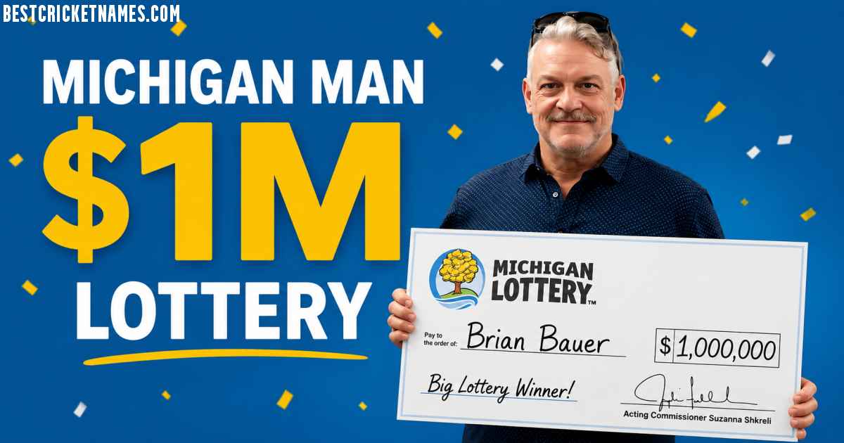 Michigan Man $1M Lottery
