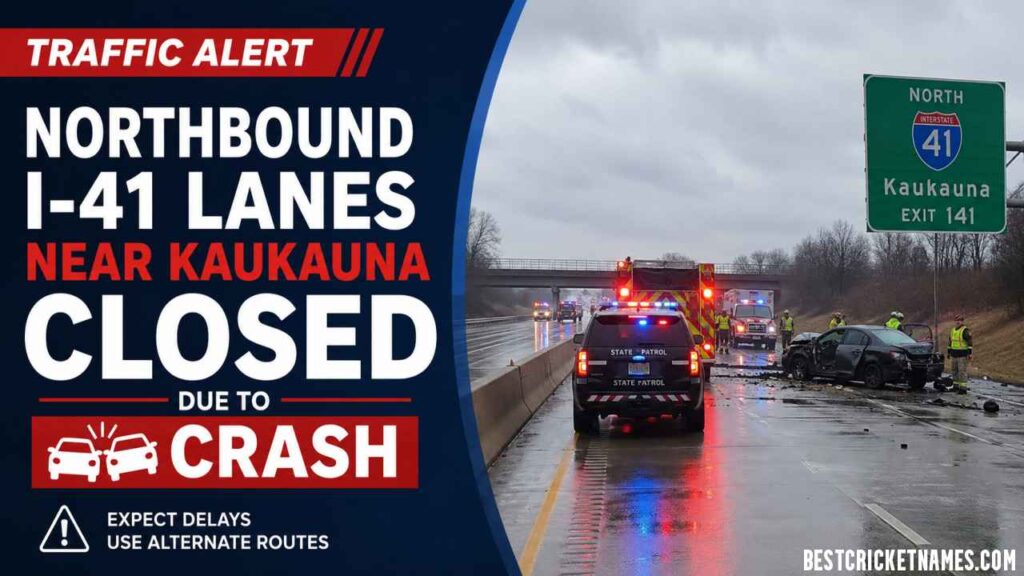 Northbound I-41 Lanes Near Kaukauna Closed Due To Crash