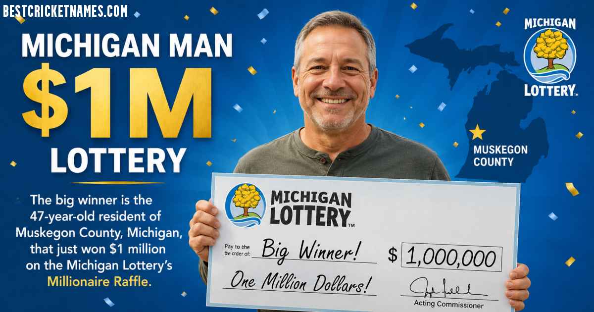 Michigan Man $1M Lottery